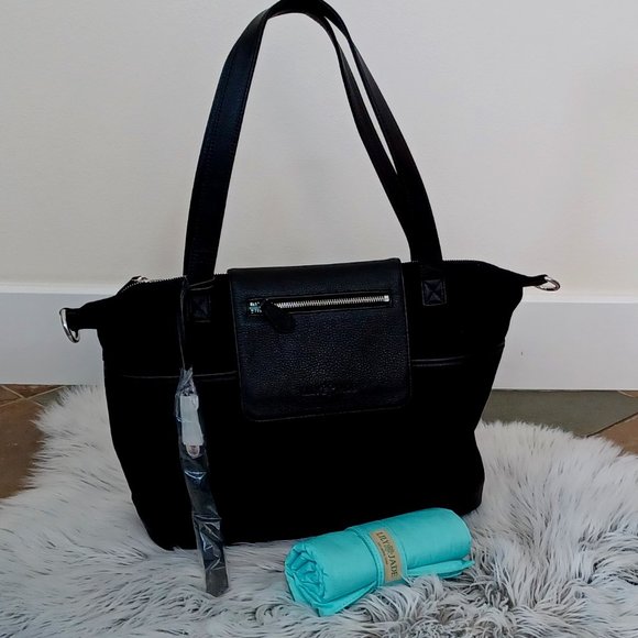 New Lily & Jade Madeline Black Maternity Diaper Bag